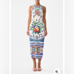 camila Floral Print Sleeveless Dress size XS